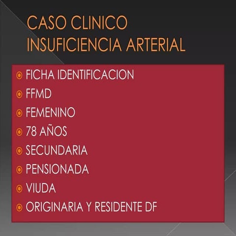 CLASES (2).pptx, Es una disminución del flujo sanguíneo arterial hacia ...