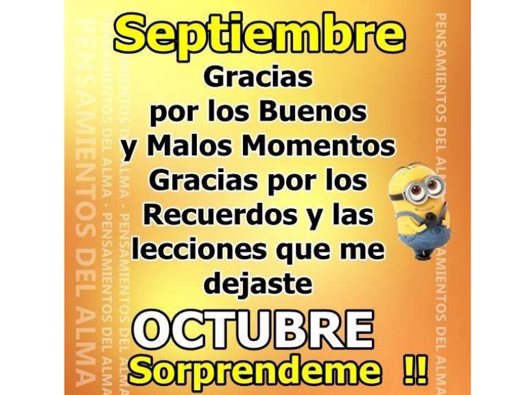 Resultado de imagen para adios septiembre
