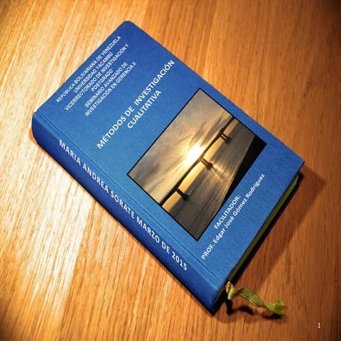 Clases de investigación cualitativa maria sorate