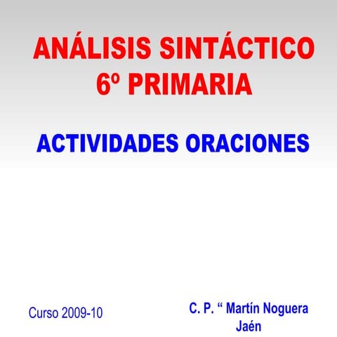 Clases de oraciones 2 2