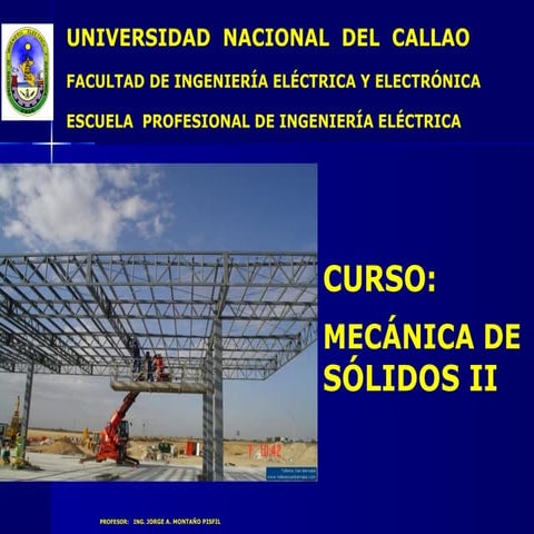 Clase 1 Mecánica de Sólidos II 2014V FIEE-UNAC