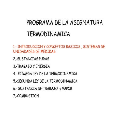 Clases de termodinamica cap1 conceptos basicos | PPT