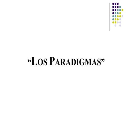 Clase semana 01 02-paradigmas