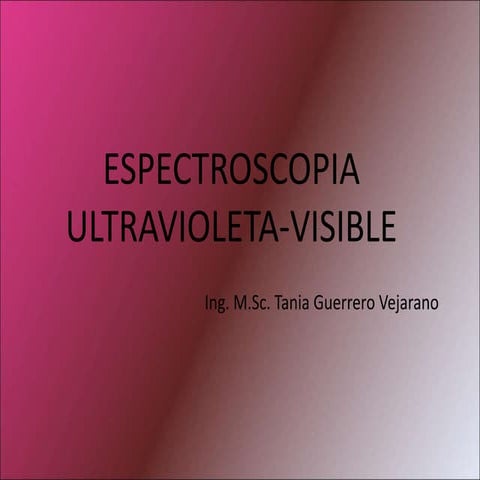 Espectroscopia mejora | PPTX