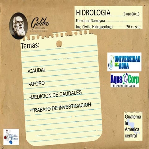 Medición de Caudales