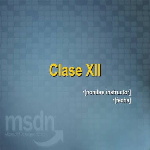 Clase xii