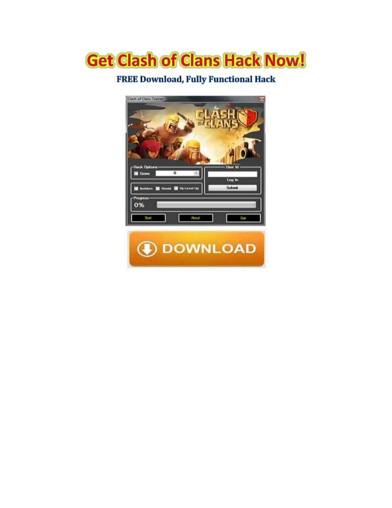 Clash Of Clans Hack No Survey Cheat Basis