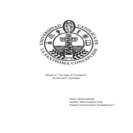 The Clash of Civilizations