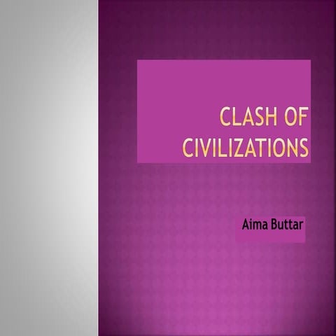 Clash of civilizations