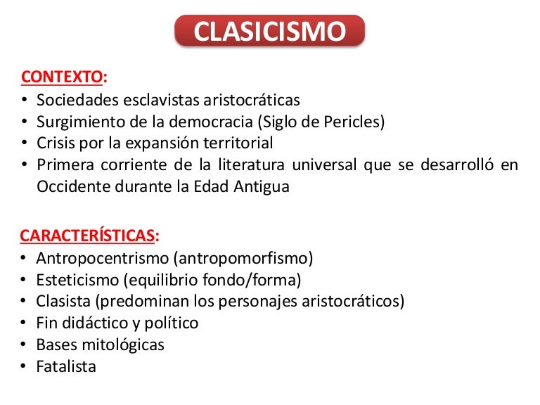 Clasicismo
