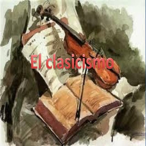 Clasicismo musical ( power point)