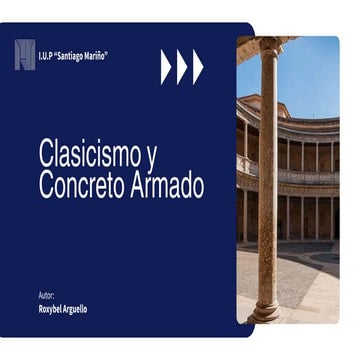 clasicismo y concreto armado historia arquitectura