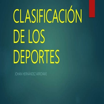 Clasificación | PPTX