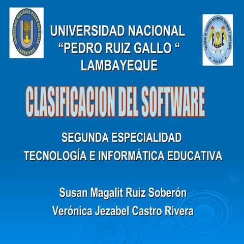 Clasificación de Software | PPT | Operating Systems | Computer Software ...