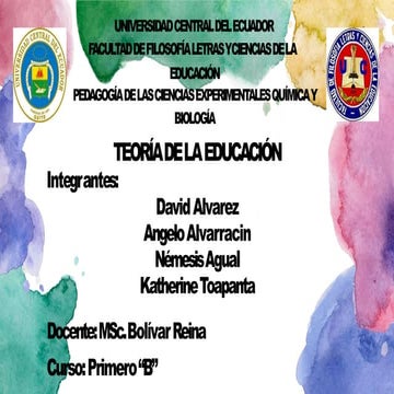 La Educación y Pedagogía.pptx