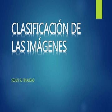 Clasificación de las imágenes