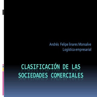 Clasificación de las sociedades com...