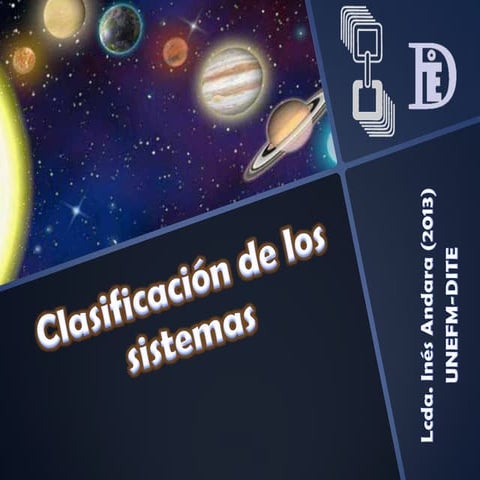 Clasificación de los sistemas