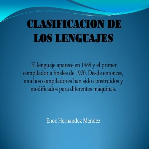 Clasificacion