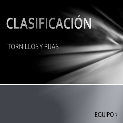 Clasificación 