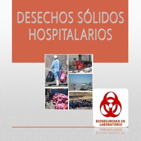 Clasificacion de desechos sólidos hospitalarios
