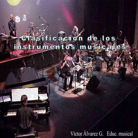 Clasificación de instrumentos musicales