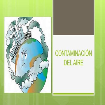 Clasificacion de la contaminacion