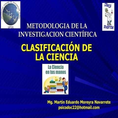 Clasificacion De Las Ciencias