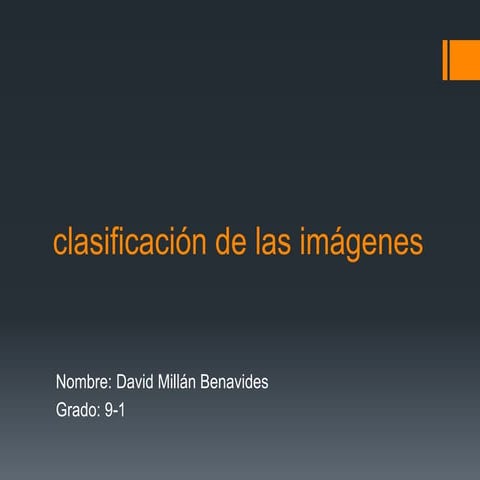 Clasificacion de las imagenes