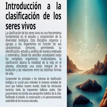 CLASIFICACION DE LOS SERES VIVOS 1ROS. DE BACHILLERATO.pptx