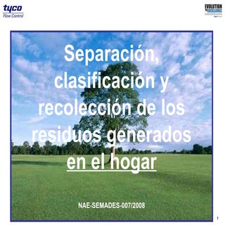 Clasificacion de residuos