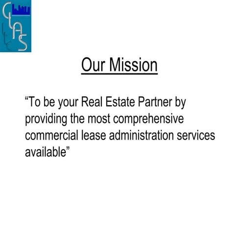 Commercial Lease Admin Services, LLC
