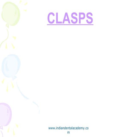 Clasps 