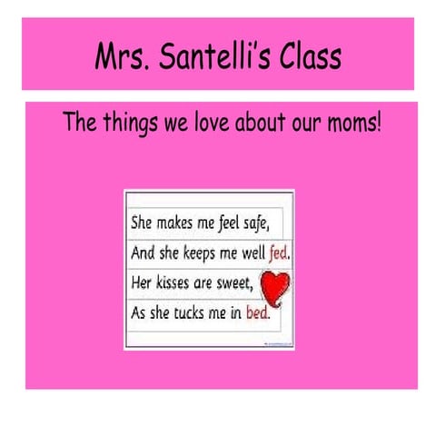 Mrs. Santelli's Class