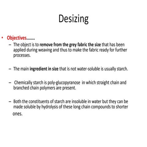 Class desizing | PPTX