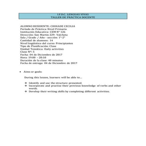 Class 05  chihade- secondary - pass