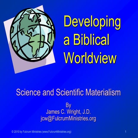 Science and Scientific Materialism
