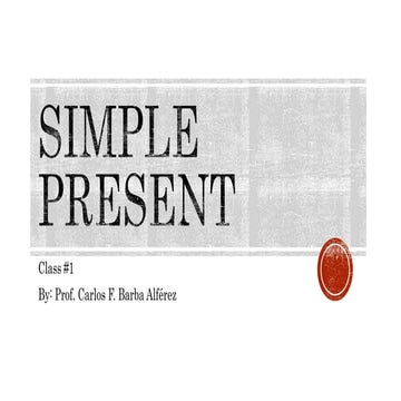Simple Present
