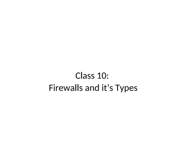 Class 10 Cyber Security for engineering students