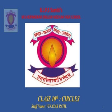 Class 10th Chapter 4 Circles.pptx
