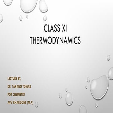 Class 11  chemistry Thermodynamics notes.pptx