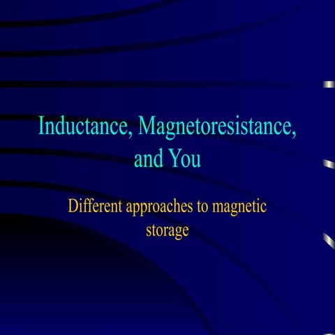 Class12 inductance magnetoresistance.ppt