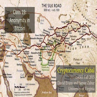 Anonymity in Bitcoin