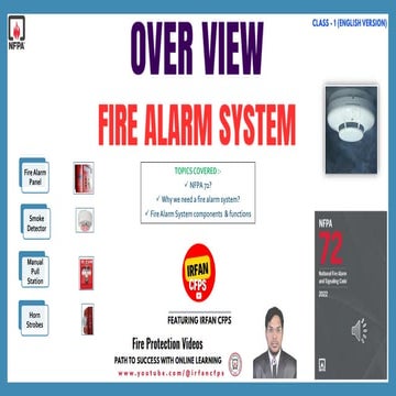 Class 1 | NFPA 72 | Overview Fire Alarm System