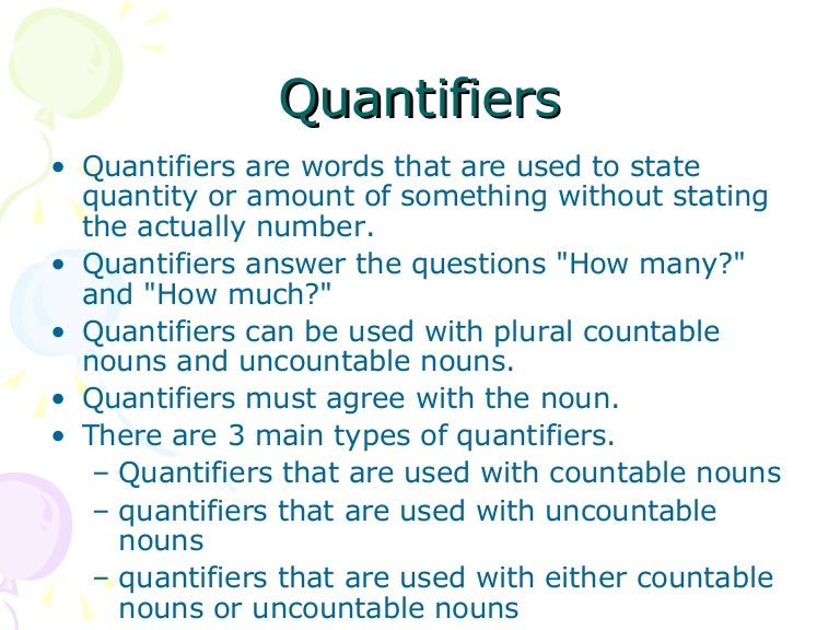 Quantifiers Definition With Example Youtube