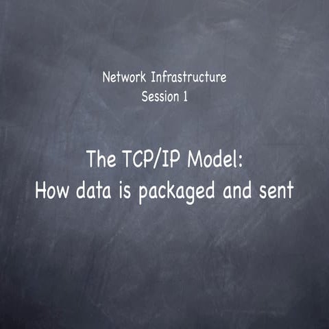 Network infrastructure - TCP/IP | PPT