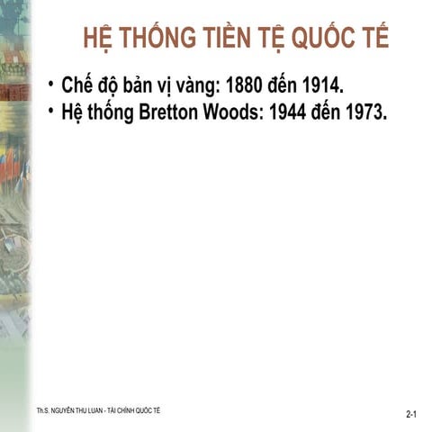 Class2.pptx Tài chính quốc tế file bài giảng