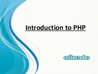 Class 2 - Introduction to PHP