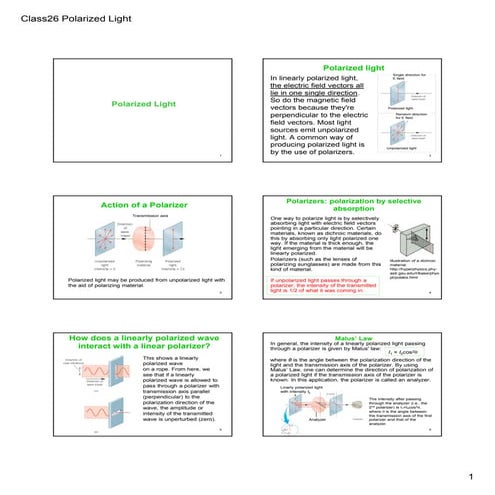 Class27 polarized light