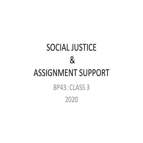 Class 3   integration and assignment support
